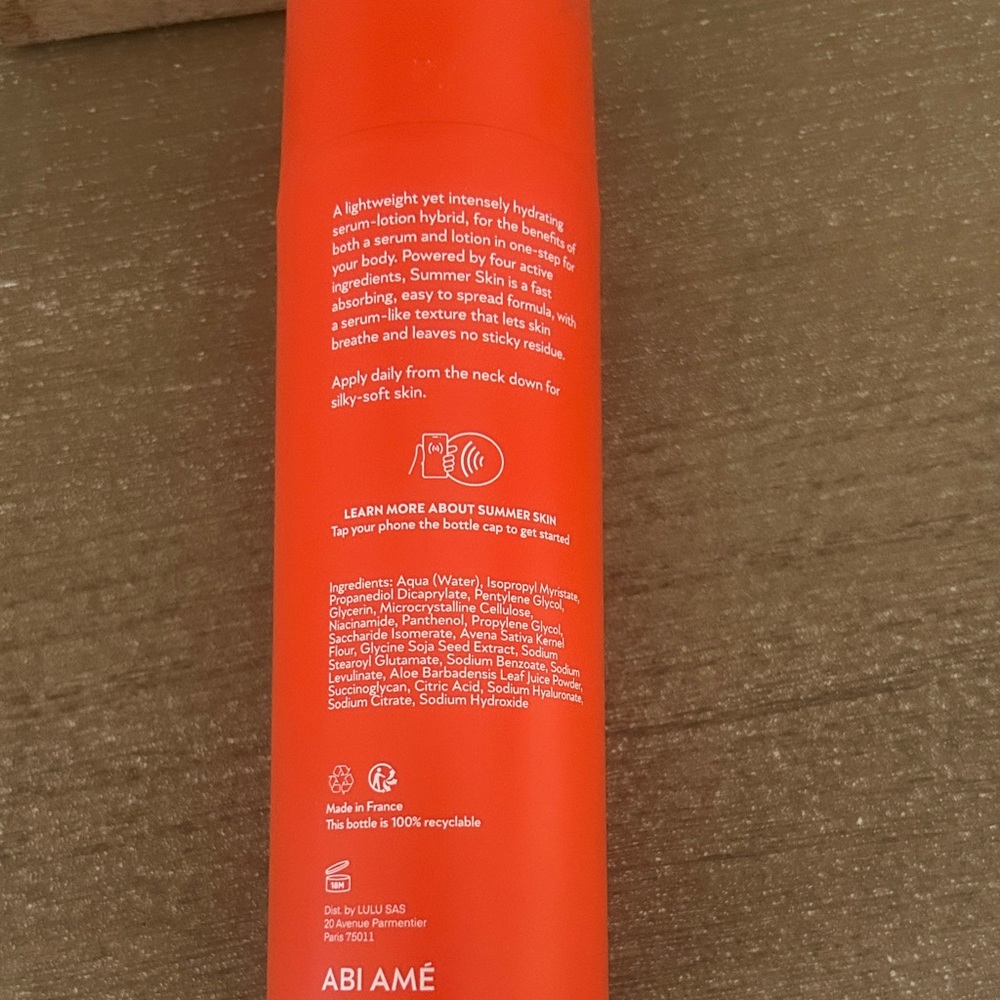 ABI AMÉ Summer Skin Hydrating Body Serum Lotion - Picture 2 of 3